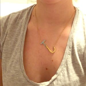 J inital necklace never worn